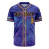 Hooktab 3D Printed Cosmic Infinity Stones Marvel Men's Short Sleeve Anime Baseball Jersey