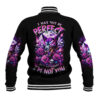 Rose Wolf Anime Varsity Jacket I May Not Be Perfect But At Least I'm Not You DT01