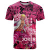 Donquixote Doflamingo Joker T Shirt Pink Style DT02