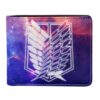 Survey Corps Galaxy Anime Wallet Personalized