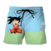 Dragon Ball Goku Kid Cute Day Dreamer Sleeping Anime Anime Board Shorts Swim Trunks