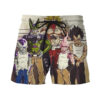 Usual Suspects Dragon Ball Z Villains Wanted Vintage Anime Board Shorts Swim Trunks