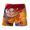 Dragon Ball Goku Super Saiyan Rose Fighting Anime Board Shorts Swim Trunks