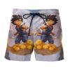 Dragon Ball Kid Goku Flying Nimbus Fan Art Cool Anime Board Shorts Swim Trunks