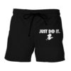 Just Do It Slogan Dragon Ball Kid Goku Dope Black Anime Board Shorts Swim Trunks