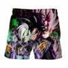 Dragon Ball Zamasu Goku Black Super Saiyan Rose Dope Anime Board Shorts Swim Trunks