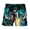 Dragon Ball Gogeta Super Saiyan Power Up Potara Fusion Anime Board Shorts Swim Trunks