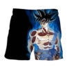 Dragon Ball Son Goku Battle Muscular Portrait Cool Anime Board Shorts Swim Trunks