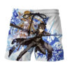 Sword Art Online Asuna And Kirito Cool White Anime Board Shorts Swim Trunks