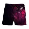 Sword Art Online Kirito Dual Blade Pose Magenta Anime Board Shorts Swim Trunks