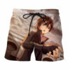 Sword Art Online Astonished Kirito Black Suit Anime Board Shorts Swim Trunks