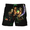 One Piece Roronoa Zoro Kid Grown Up Swordman Black Anime Board Shorts Swim Trunkss