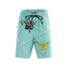 Pokemon Go Team Instinct Sky Blue Anime Board Shorts Swim Trunkss Anime Board Shorts Swim Trunks