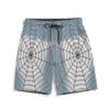 Demon Slayer Rui Spider Web Men's Anime Board Shorts Swim Trunks