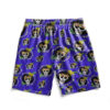 One Piece Brook Skull Pattern Anime Board Shorts Swim Trunks