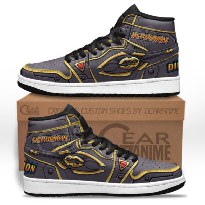 Alphamon Sneakers Custom Digimon Anime Shoes For Fans