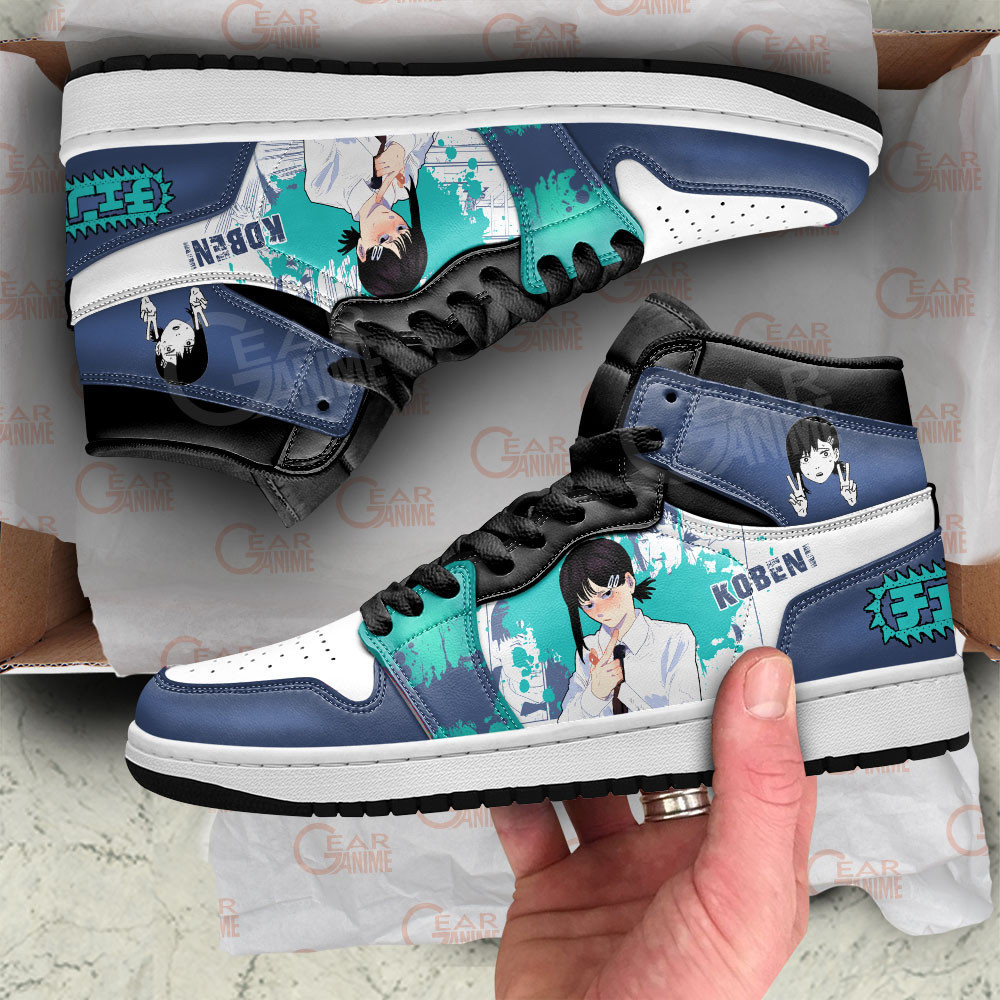 Kobeni Higashiyama Sneakers Chainsaw Man Custom Anime Shoes - HookTab.com