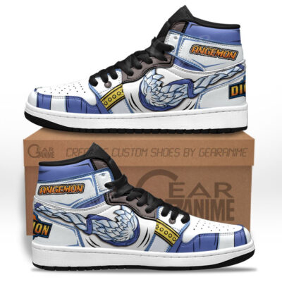 Angemon Sneakers Custom Digimon Anime Shoes For Fans