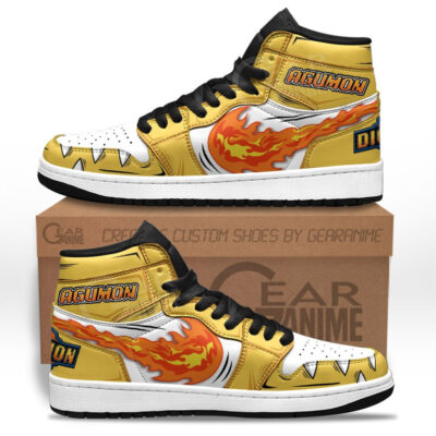Agumon Sneakers Custom Digimon Anime Shoes For Fans