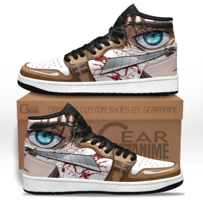 Eren Yeager Sneakers Attack On Titan Custom Anime Shoes