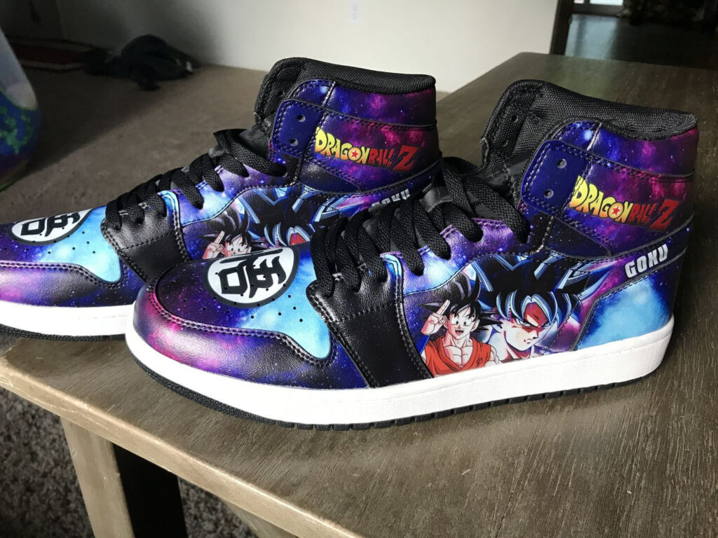 Dragon Ball Z Goku Galaxy Custom Anime Shoes