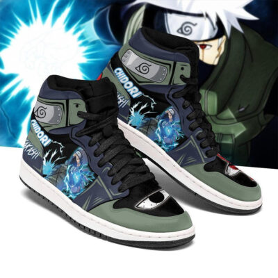 Hatake Kakashi Chidori Jutsu JD1s Sneakers Naruto Custom Anime Shoes