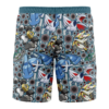 Steel Type Pokemon Pokemon Anime Board Shorts Swim Trunks