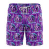 Cosmic Mewtwo Pokemon Anime Board Shorts Swim Trunks