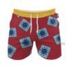 Luffy's Wano Pattern One Piece Anime Board Shorts Swim Trunks