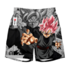 Goku Black Rose Anime Board Shorts Swim Trunks