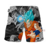 Goku Blue Anime Board Shorts Swim Trunks