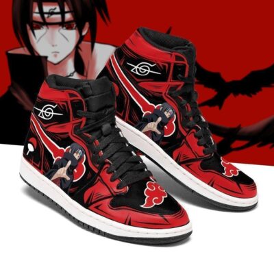 Akatsuki Itachi Sneakers Naruto Anime Shoes For Fans