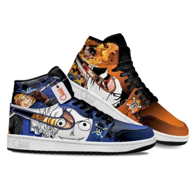 Portgas D. Ace and Sabo J1 Sneakers Anime