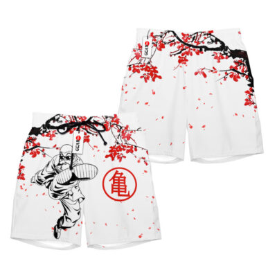 Master Roshi Shorts Pants Japan Cherry Blossom