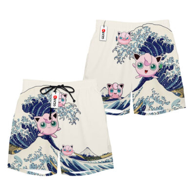 Jigglypuff Kanagawa Great Wave Shorts Pants Custom Clothes