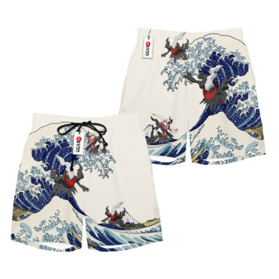Darkrai Kanagawa Great Wave Shorts Pants Custom Clothes