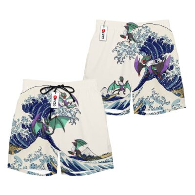 Noivern Kanagawa Great Wave Shorts Pants Custom Clothes