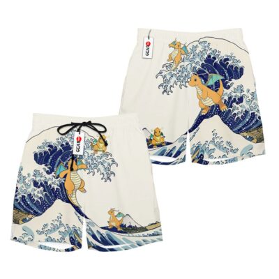 Dragonite Kanagawa Great Wave Shorts Pants Custom Clothes