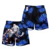 Muzan Kibutsuji Anime Board Shorts Swim Trunks Blue Spider Lily