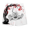 Luffy Gear 5 Anime Board Shorts Swim Trunks Japan Cherry Blossom