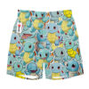 Squirtle Anime Board Shorts Swim Trunks