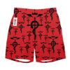 The Flamel Symbols Anime Board Shorts Swim Trunks