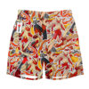 Blaziken Anime Board Shorts Swim Trunks