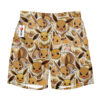 Eevee Anime Board Shorts Swim Trunks