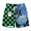 Tanjiro Water Breathing Anime Board Shorts Swim Trunks