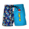 Lapras Anime Board Shorts Swim Trunks