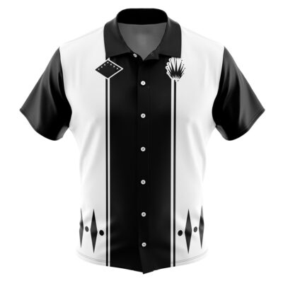 Zaraki Kenpachi Bleach Men's Short Sleeve Button Up Hawaiian Shirt