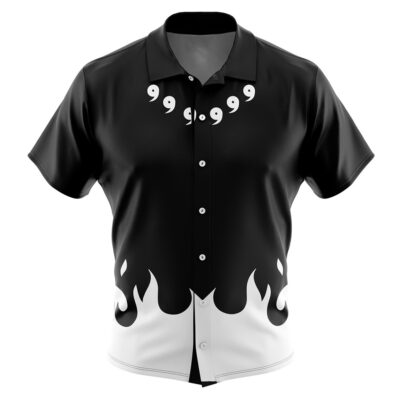 Sage Of The Six Paths Naruto Men's Short Sleeve Button Up Hawaiian Shirt