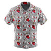 King Boo and Boo Ghosts Super Mario Bros Men's Short Sleeve Button Up Hawaiian Shirt