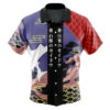 Kaido Pattern One Piece Men's Short Sleeve Button Up Hawaiian Shirt